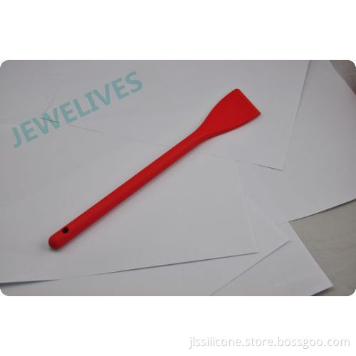 100% Food Grade Silicone Baking & Pizza Scraper In Red